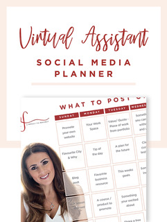 Virtual Assistant Social Media Planner